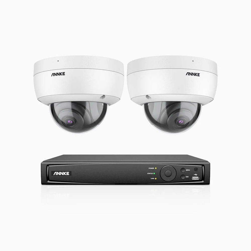 H800 - Kit videosorveglianza PoE 8 canali con 2 telecamere 8 MPX (4K), riconoscere di persone e veicoli, visione notturna a colori e IR,microfono integrato, supporta ONVIF e RTSP - Image 3