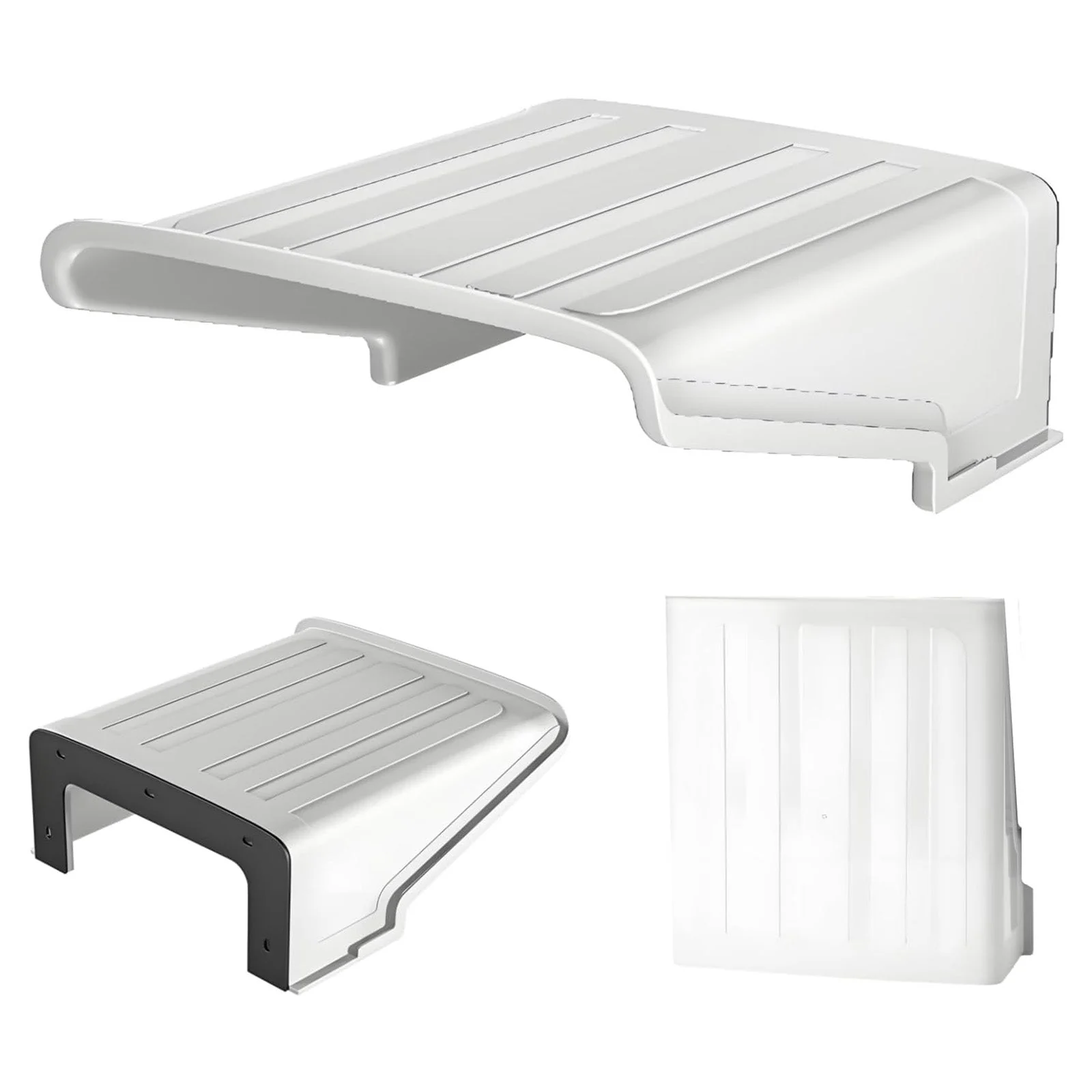 Confezione da 4 Coperture Universali Parasole e Parapioggia per Telecamera da Esterno Dome/Bullet SANNCE/ANNKE/Hikvision/Nest/Ring/Arlo – Bianco - Image 13